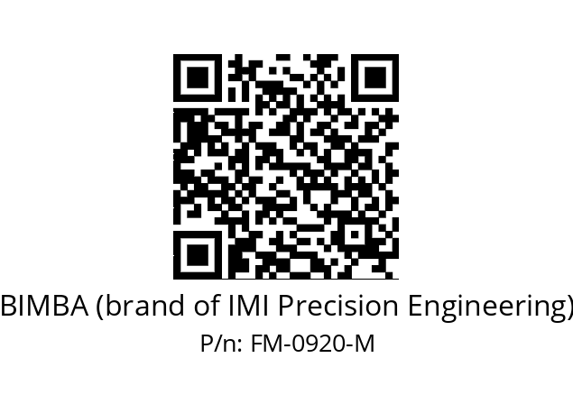   BIMBA (brand of IMI Precision Engineering) FM-0920-M