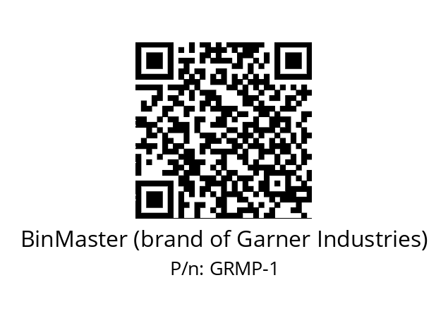   BinMaster (brand of Garner Industries) GRMP-1