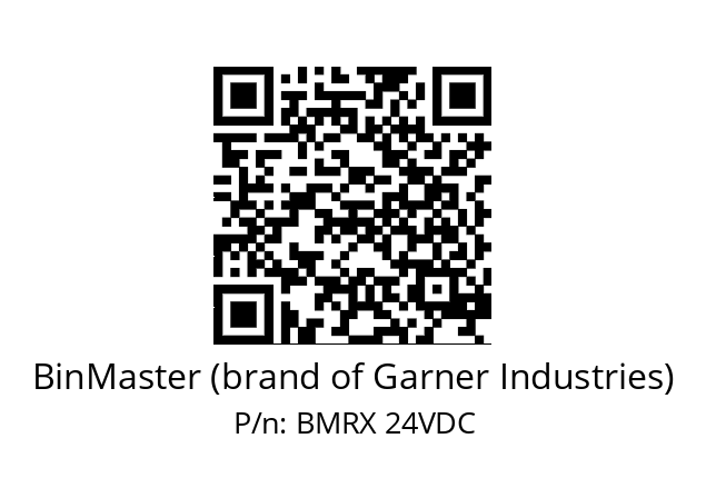   BinMaster (brand of Garner Industries) BMRX 24VDC