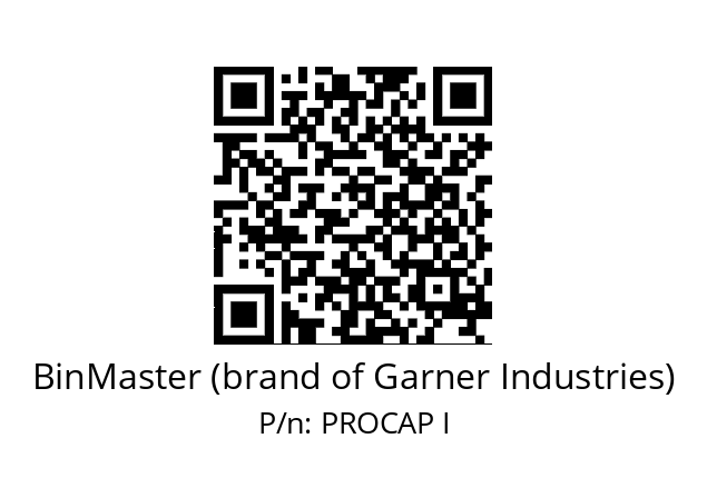   BinMaster (brand of Garner Industries) PROCAP I