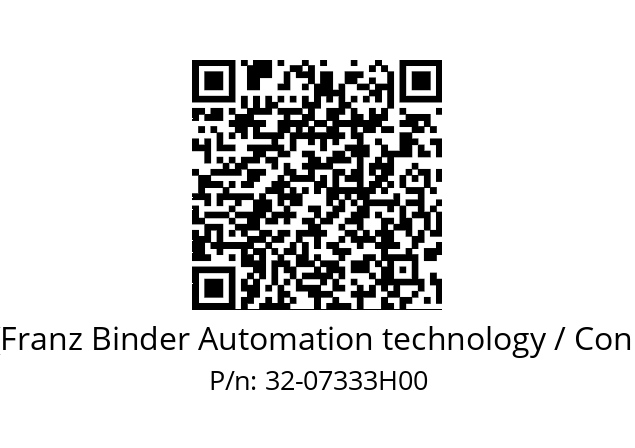   Binder (Franz Binder Automation technology / Connectors) 32-07333H00