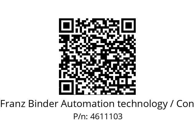   Binder (Franz Binder Automation technology / Connectors) 4611103