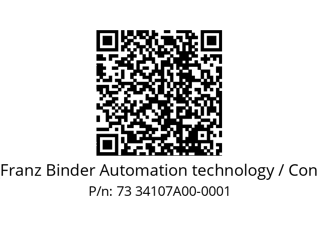   Binder (Franz Binder Automation technology / Connectors) 73 34107A00-0001