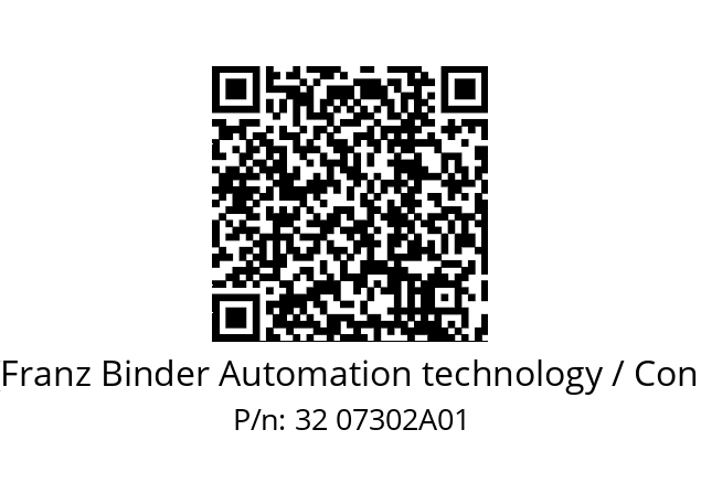   Binder (Franz Binder Automation technology / Connectors) 32 07302A01