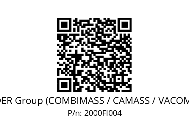   BINDER Group (COMBIMASS / CAMASS / VACOMASS) 2000FI004