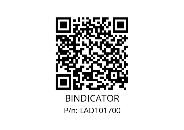   BINDICATOR LAD101700