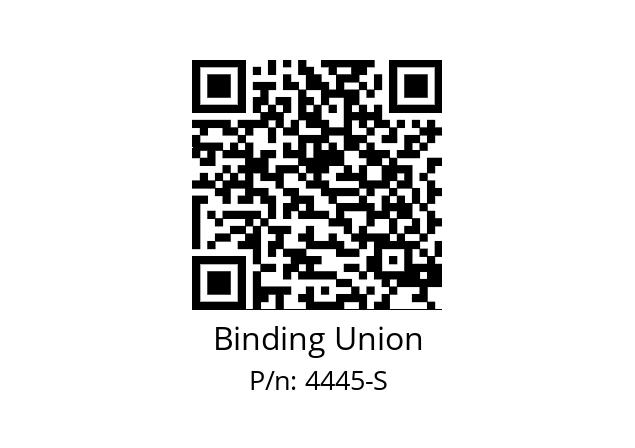   Binding Union 4445-S