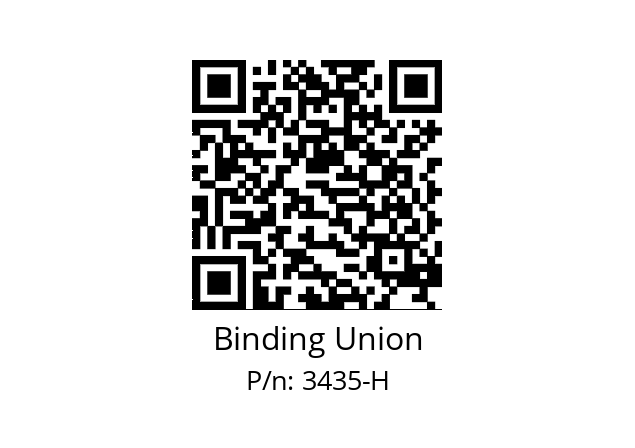   Binding Union 3435-H