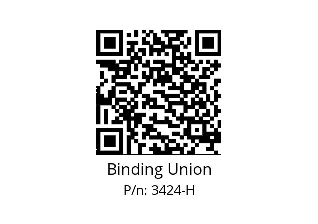   Binding Union 3424-H