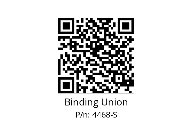   Binding Union 4468-S