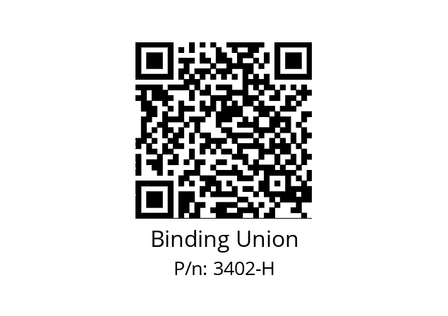   Binding Union 3402-H