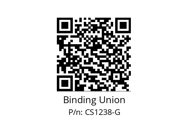   Binding Union CS1238-G