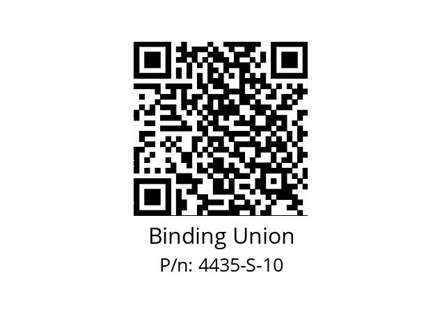   Binding Union 4435-S-10