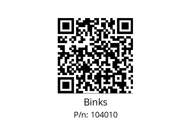   Binks 104010