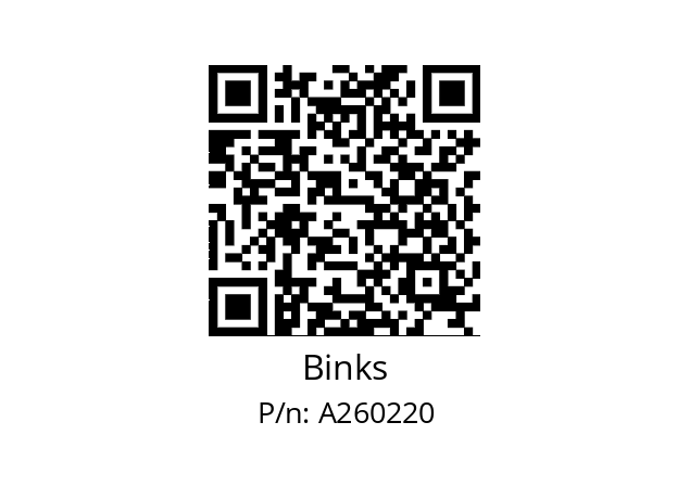   Binks A260220