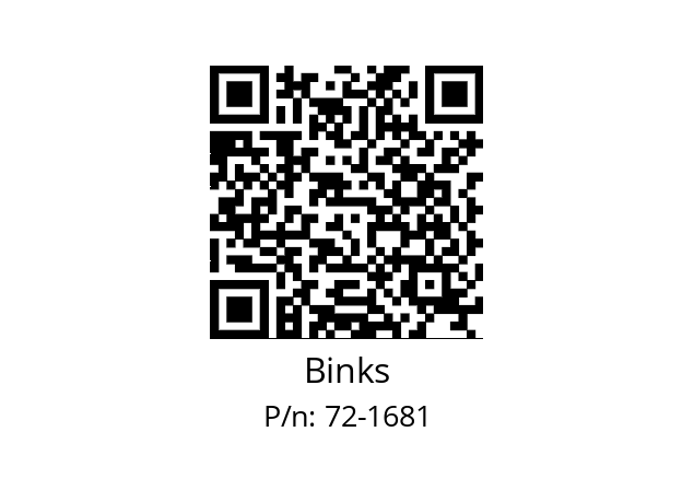   Binks 72-1681