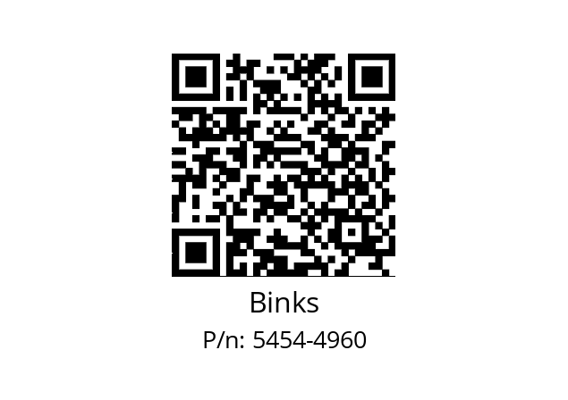   Binks 5454-4960