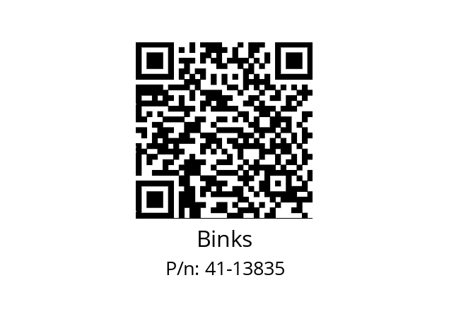   Binks 41-13835