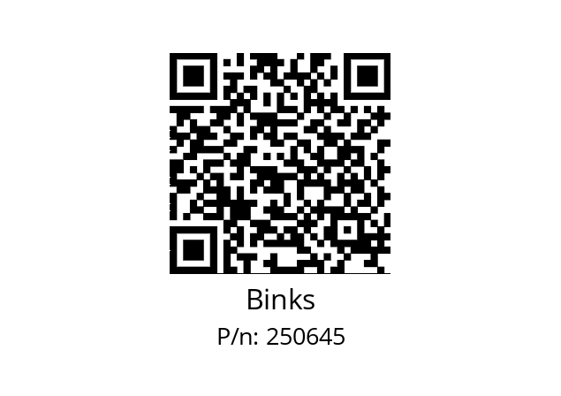   Binks 250645