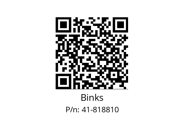   Binks 41-818810