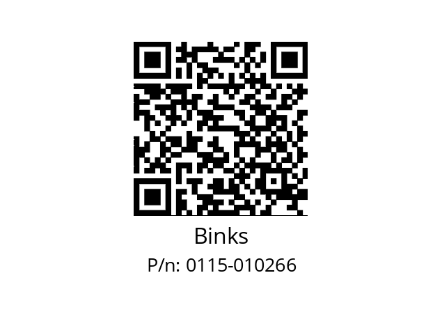   Binks 0115-010266