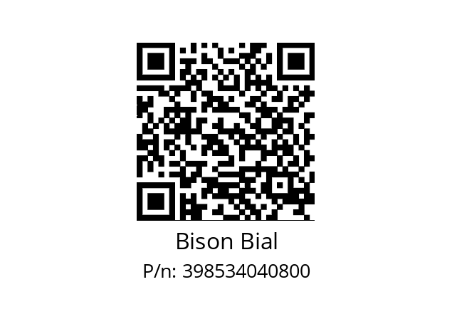   Bison Bial 398534040800