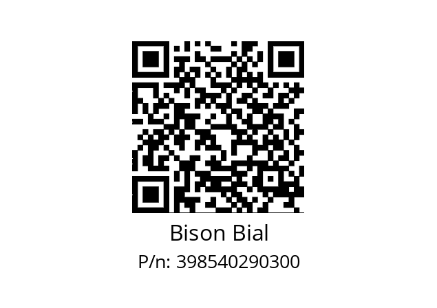   Bison Bial 398540290300