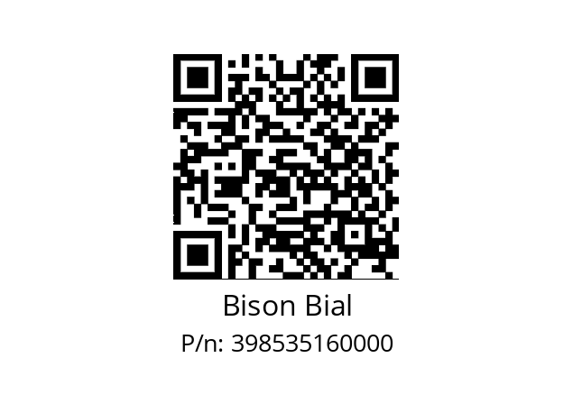   Bison Bial 398535160000