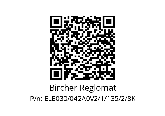   Bircher Reglomat ELE030/042A0V2/1/135/2/8K