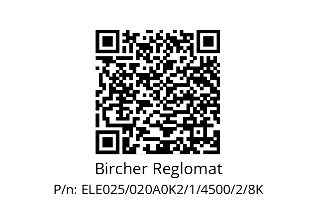   Bircher Reglomat ELE025/020A0K2/1/4500/2/8K