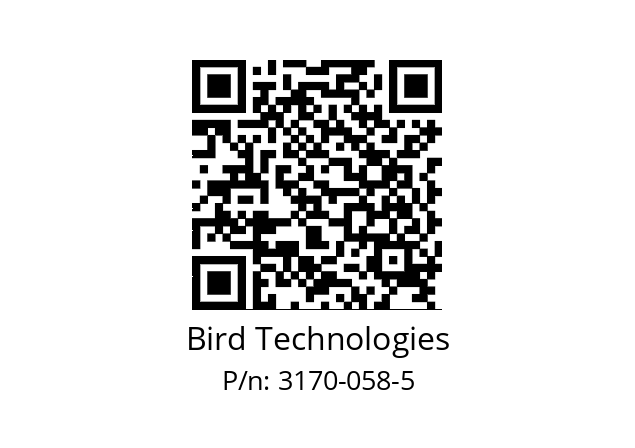   Bird Technologies 3170-058-5