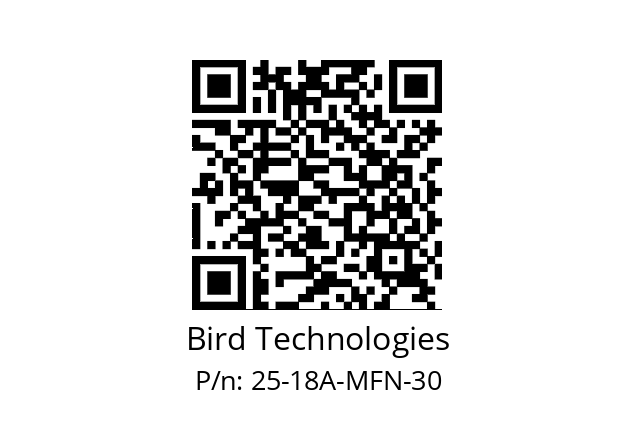   Bird Technologies 25-18A-MFN-30