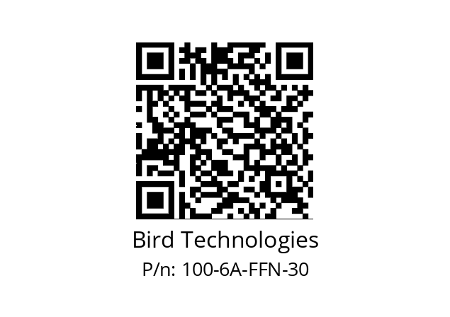   Bird Technologies 100-6A-FFN-30