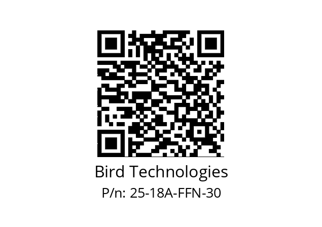   Bird Technologies 25-18A-FFN-30