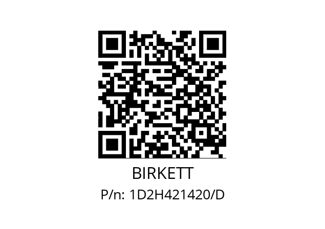   BIRKETT 1D2H421420/D