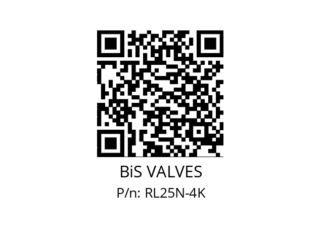   BiS VALVES RL25N-4K