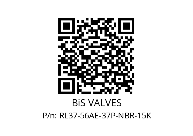   BiS VALVES RL37-56AE-37P-NBR-15K