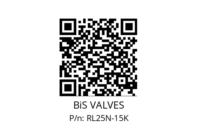   BiS VALVES RL25N-15K