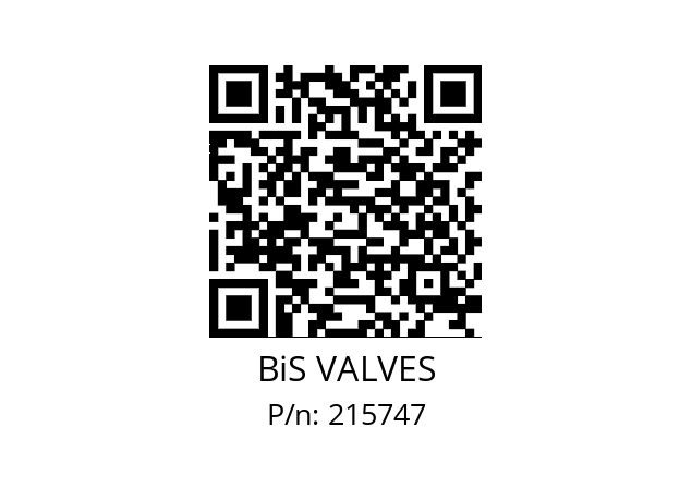   BiS VALVES 215747