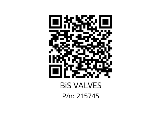   BiS VALVES 215745