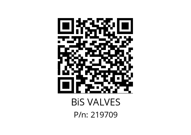   BiS VALVES 219709