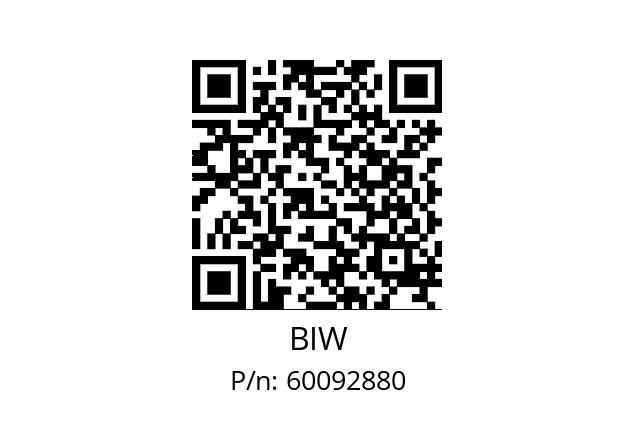   BIW 60092880