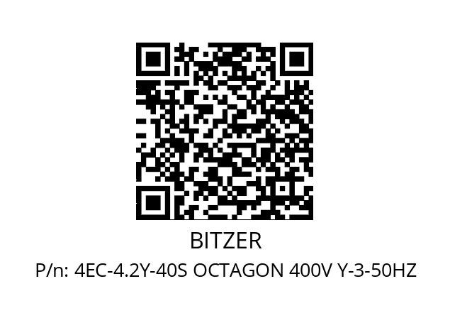   BITZER 4EC-4.2Y-40S OCTAGON 400V Y-3-50HZ