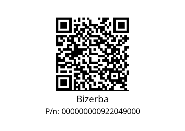   Bizerba 000000000922049000