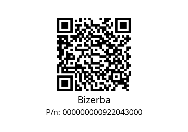   Bizerba 000000000922043000