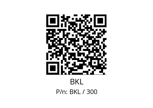   BKL BKL / 300