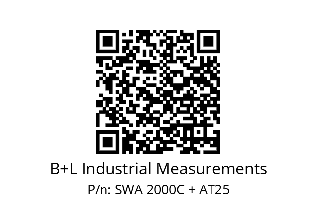   B+L Industrial Measurements SWA 2000C + AT25