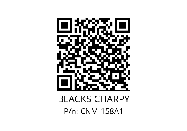   BLACKS CHARPY CNM-158A1