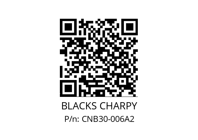   BLACKS CHARPY CNB30-006A2