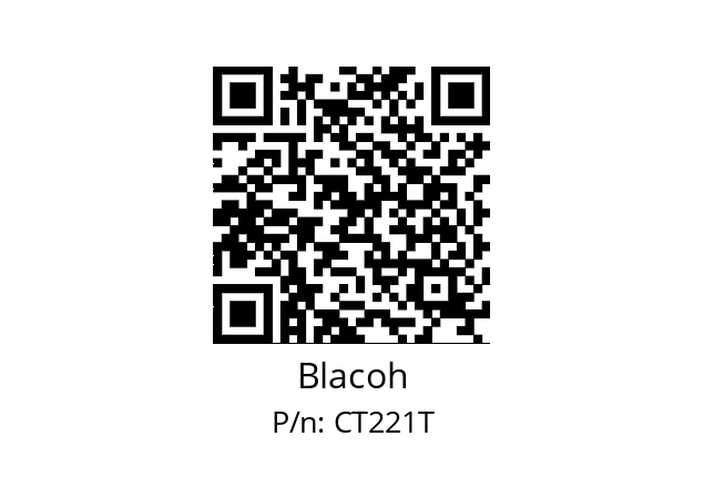   Blacoh CT221T